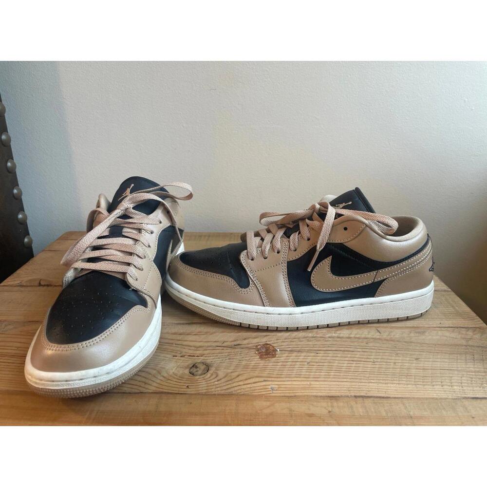 Air Jordan 1 Low – Desert/Black/Sail (Women’s Size 10.5)